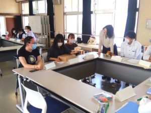 留学生交流会の様子