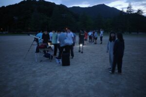 天体観測会を実施しました。（2024.7）
