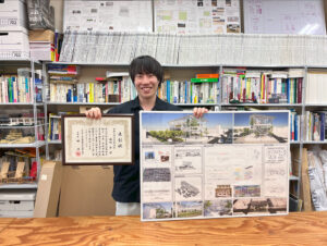 本校学生が日本建築学会近畿支部実施の卒業設計競技にて入選しました。