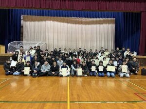 令和6年度 課外活動等において活躍した学生に対する表彰式を開催しました。