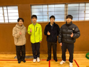 卓球部が第48回京都府公立高等学校卓球大会に出場しました。